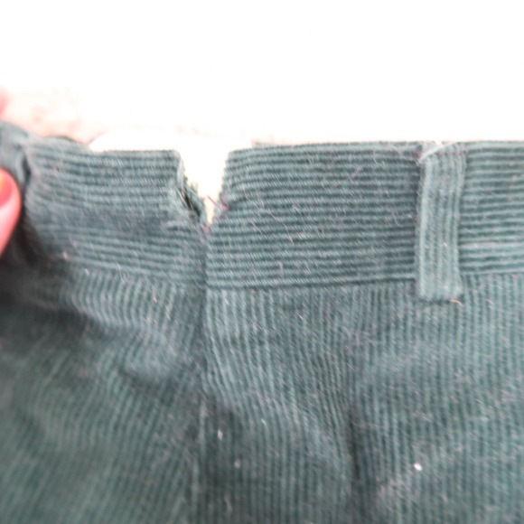 Vintage 90s Corbin Threads dark green corduroy trouser shorts 10 - Picture 3 of 5